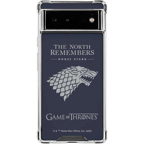 Game of Thrones: House Stark The North Remembers Google Pixel 6 Clear Case